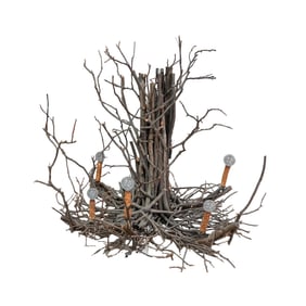 A Custom Twig Chandelier