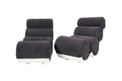 A Pair of Sormani Lounge Chairs