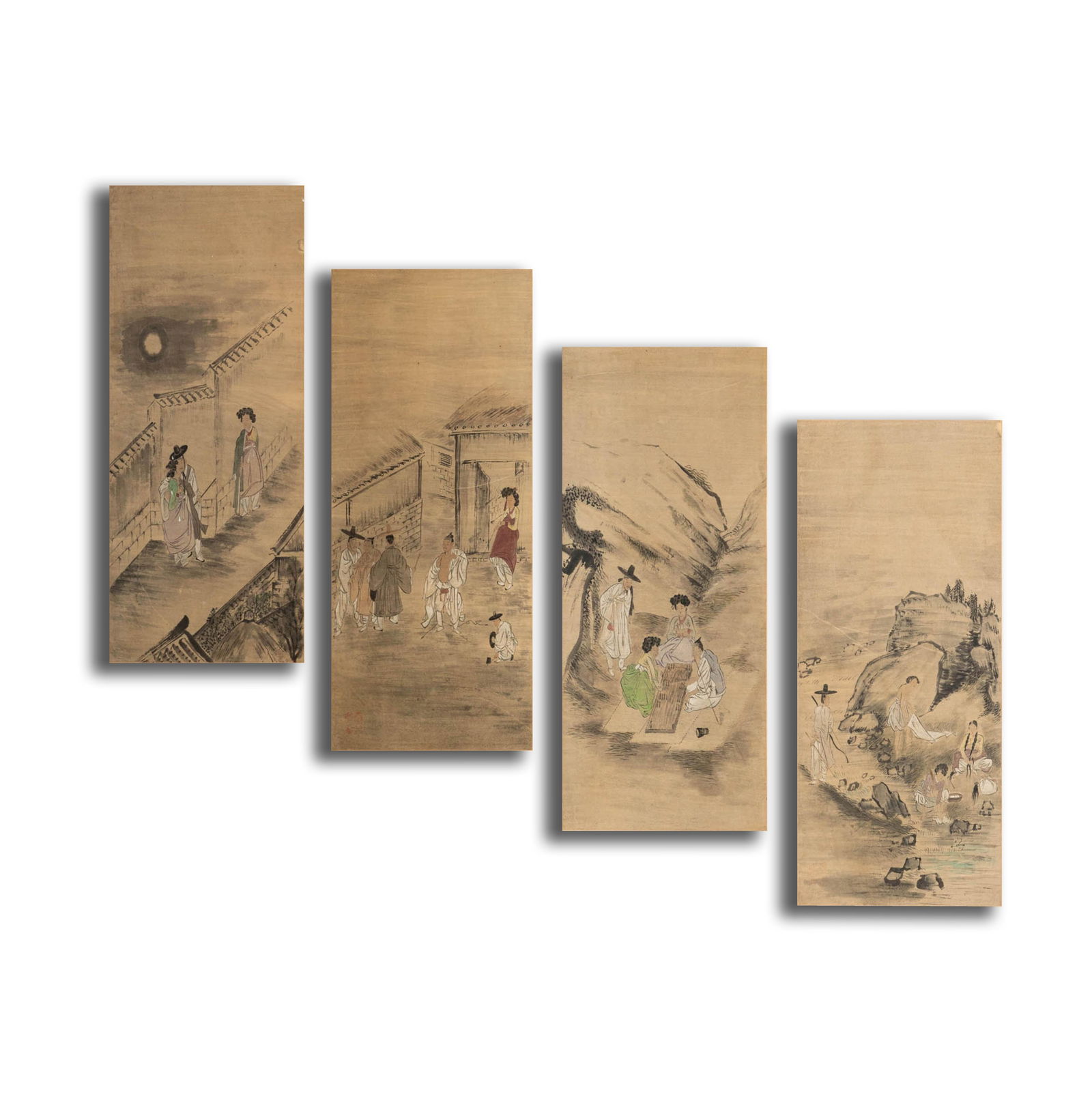 A Korean Four-Panel Screen (1 of 13)