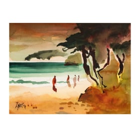 Milford Zornes (1908-2008): Montana De Oro