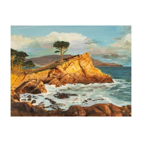 Anita Schwarz Beamon (20th Century): California, Midway Point, Monterey Peninsula