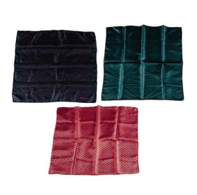 A Group of Silk Pocket Squares