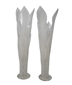 Shlomi Haziza (1969 - 2005): Pair of Flame Torchieres