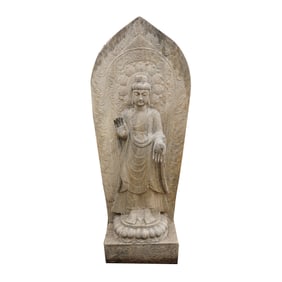 A Large Garden FIgure of Buddha