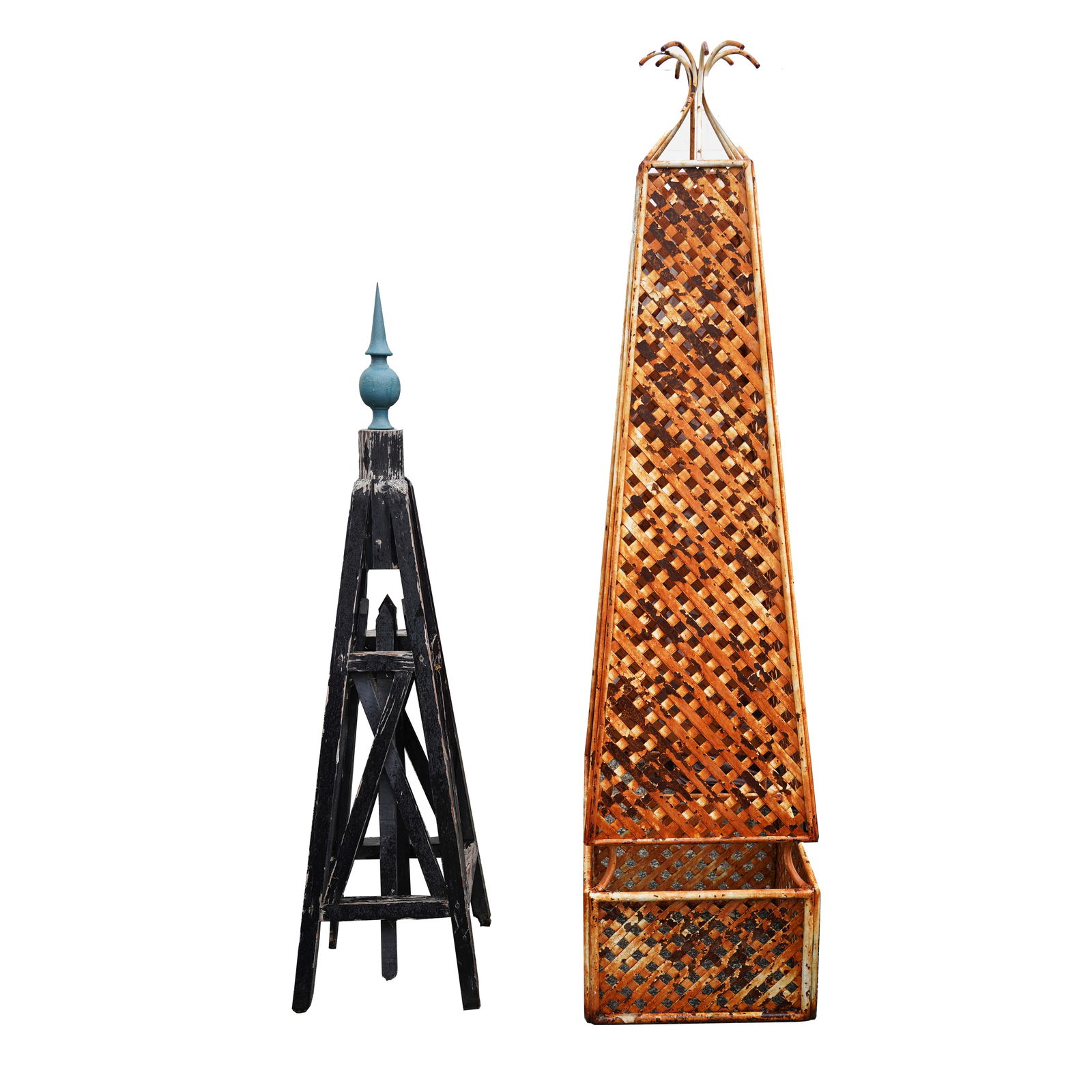 Two Obelisk-form Garden Trellises (1 of 10)