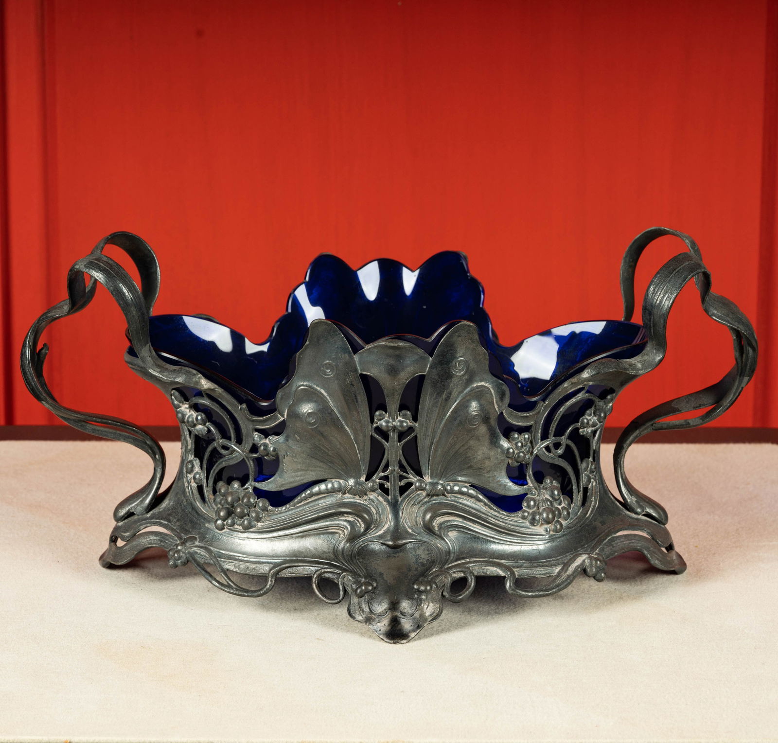 WMF Dragonfly Motif Art Nouveau Jardiniere (1 of 9)