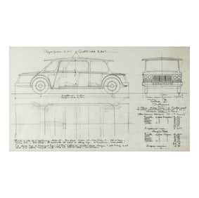 Vehicle Plan Developed by Gabriel Voisin