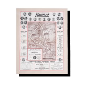 1923 A.C.F. French Grand Prix Poster