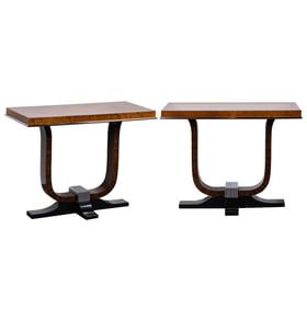Pair of Deco-Style Hall Tables