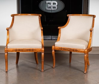 Pair of Biedermeier-Style Chairs