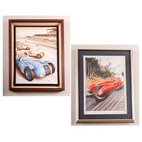 Two Delahaye Works Including One by Francois Bruere (French, B. 1961)