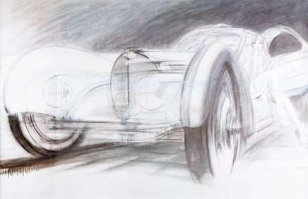 Paul Bourot Bugatti Print