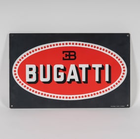 Bugatti Logo Sign
