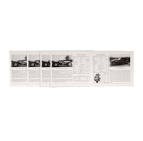 Group of Bugatti Dealer Pamphlets