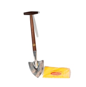 Bugatti Towel and French Stainless Steel Travel Shovel