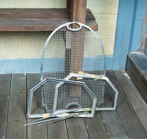 Group of Bugatti Trim Pieces and Radiator Cover