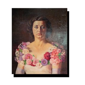 Carlo Bugatti (1856–1940): Portrait de Lidia Bugatti (Niniette)