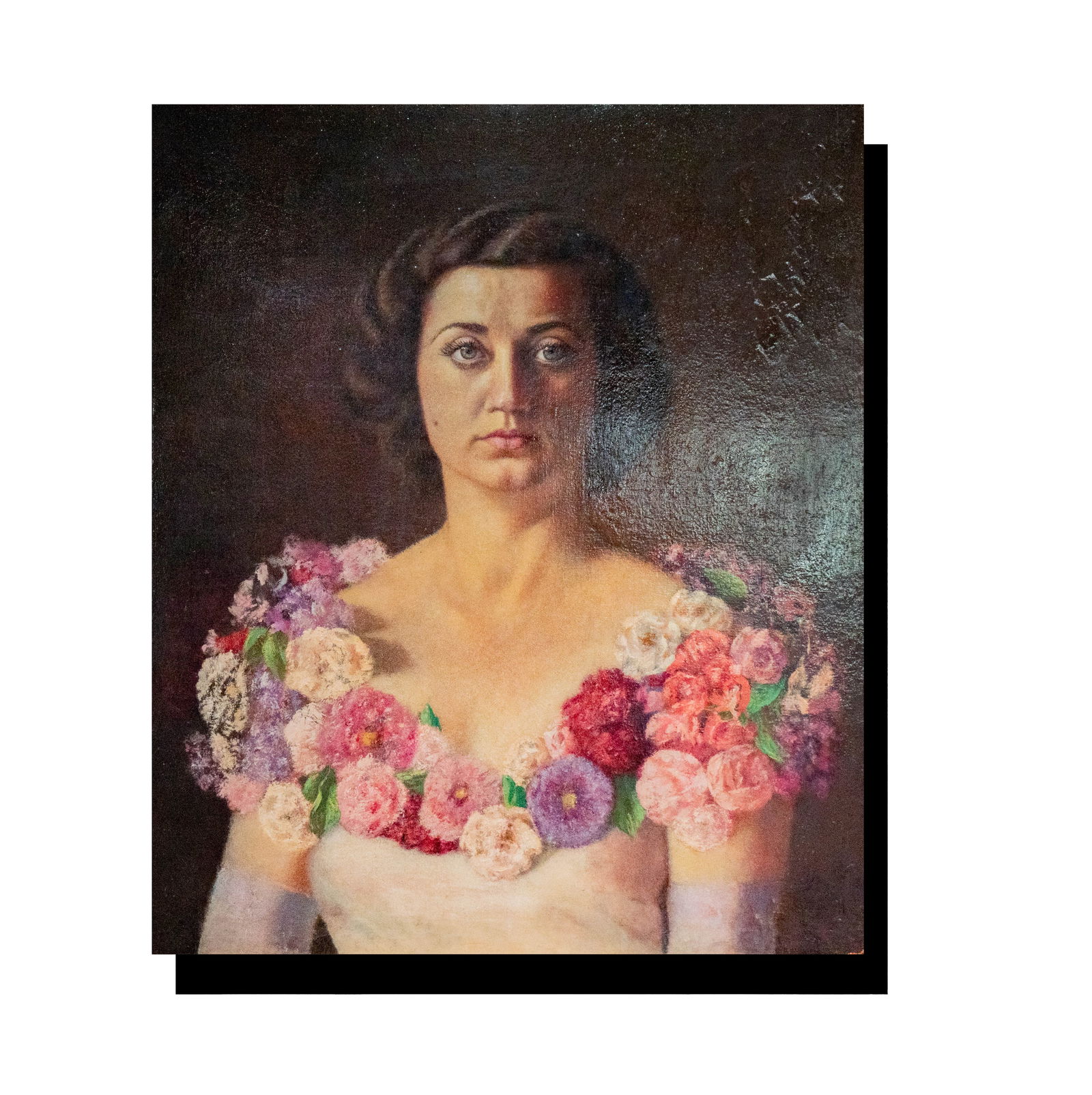 Carlo Bugatti (1856–1940): Portrait de Lidia Bugatti (Niniette): oil on board, framed 25 3/4 x 21 3/4 in. (65.4 x 55.2 cm.), Frame: 28 x 24 in. (71.1 x 61 cm.) Provenance: Artcurial - Salon Retromobile, Paris, Lot 55, February 04, 2011 Exposition: "Saison Italienne