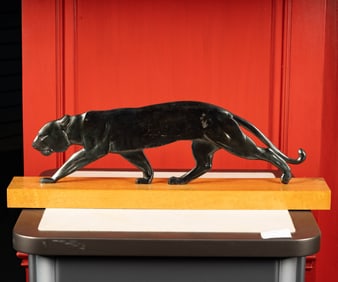 Panther Mascot Sculpture