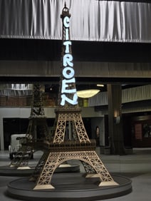 Large Citroën Eiffel Tower Light-Up Sign
