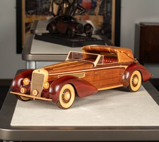 Wood 1939 Delage Model by Carl Crawford