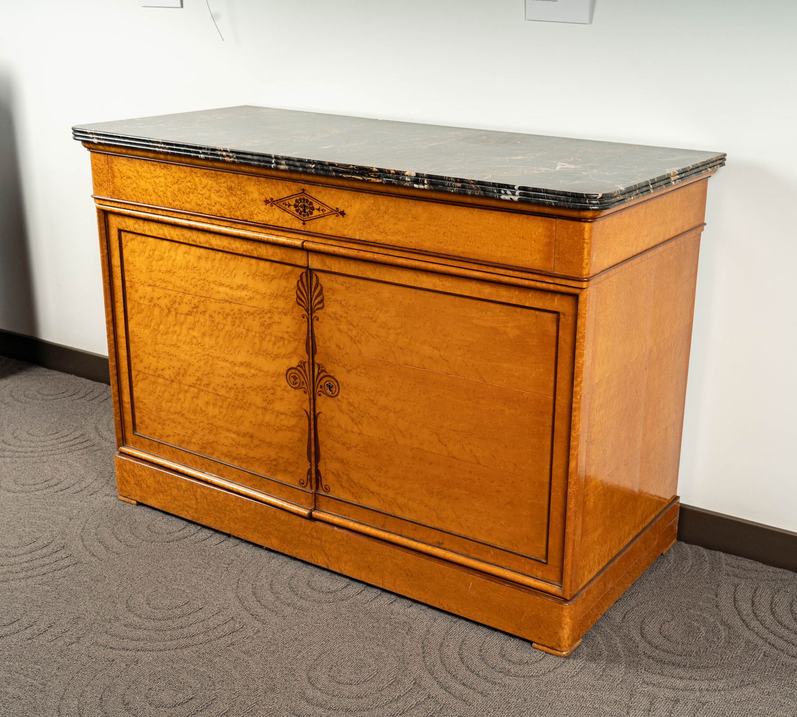 Neoclassical Marble Top Commode (1 of 15)