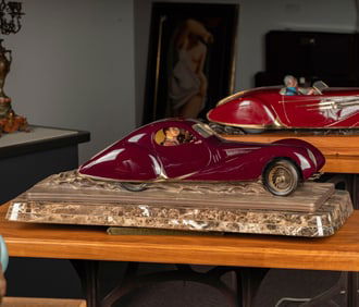 Steve Posson (American, 20th century): Talbot Lago T150CSS