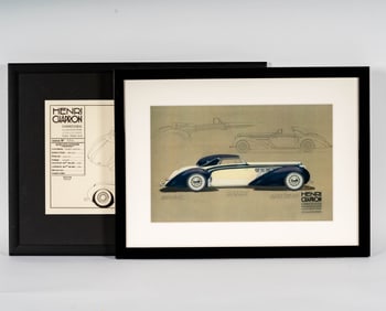 Two Henri Chapron Prints of Factory Designs