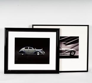 Two Michael Furman Car Photos: Dubonnet Xenia and Voisin