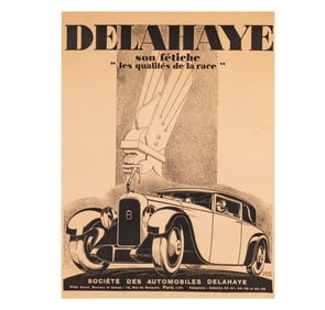 Societe Des Automobiles Delahaye Poster