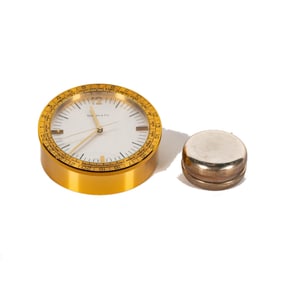 Peter Mullin's Office Tiffany Yoyo and Clock
