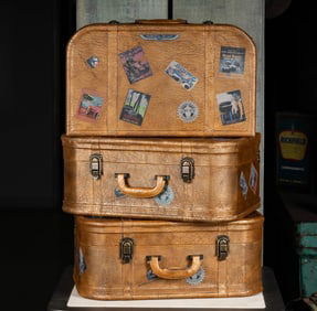 Peter Mullin's Office Pebble Beach Concours d'Elegance Suitcases