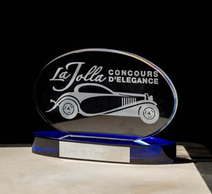 La Jolla Concours d'Elegance First in Class Trophy