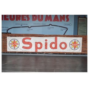 French Spido Oil Advertising Banner