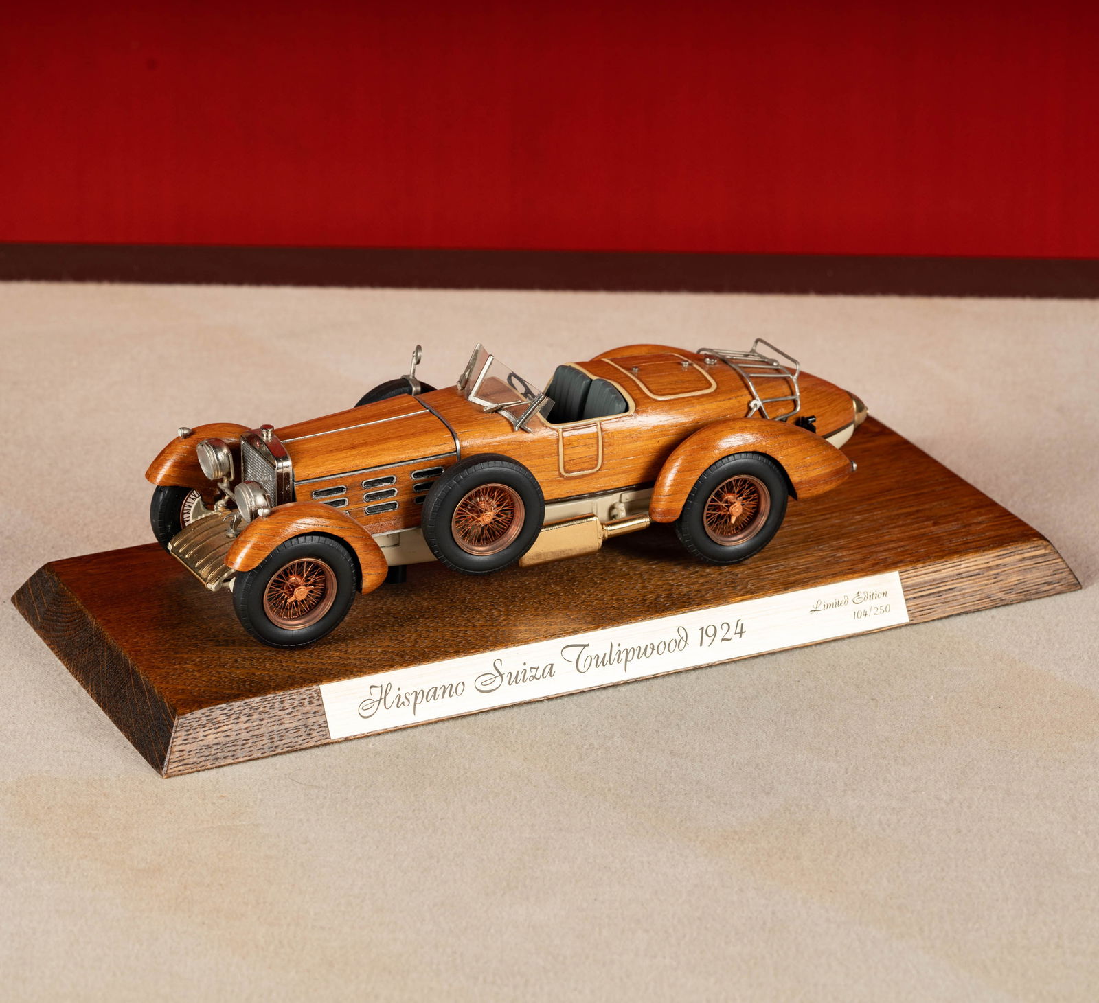 Hispano Suiza Tulipwood 1924 Car Model (1 of 9)