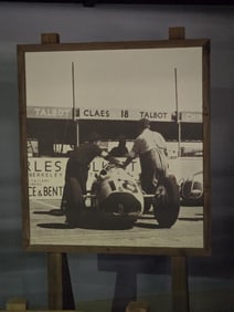 Two Large Le Mans Pit Scene Display Photos