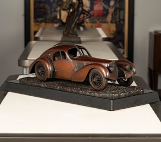 Albert Guibara (American, b. 1944): Bugatti- 57S Atlantic