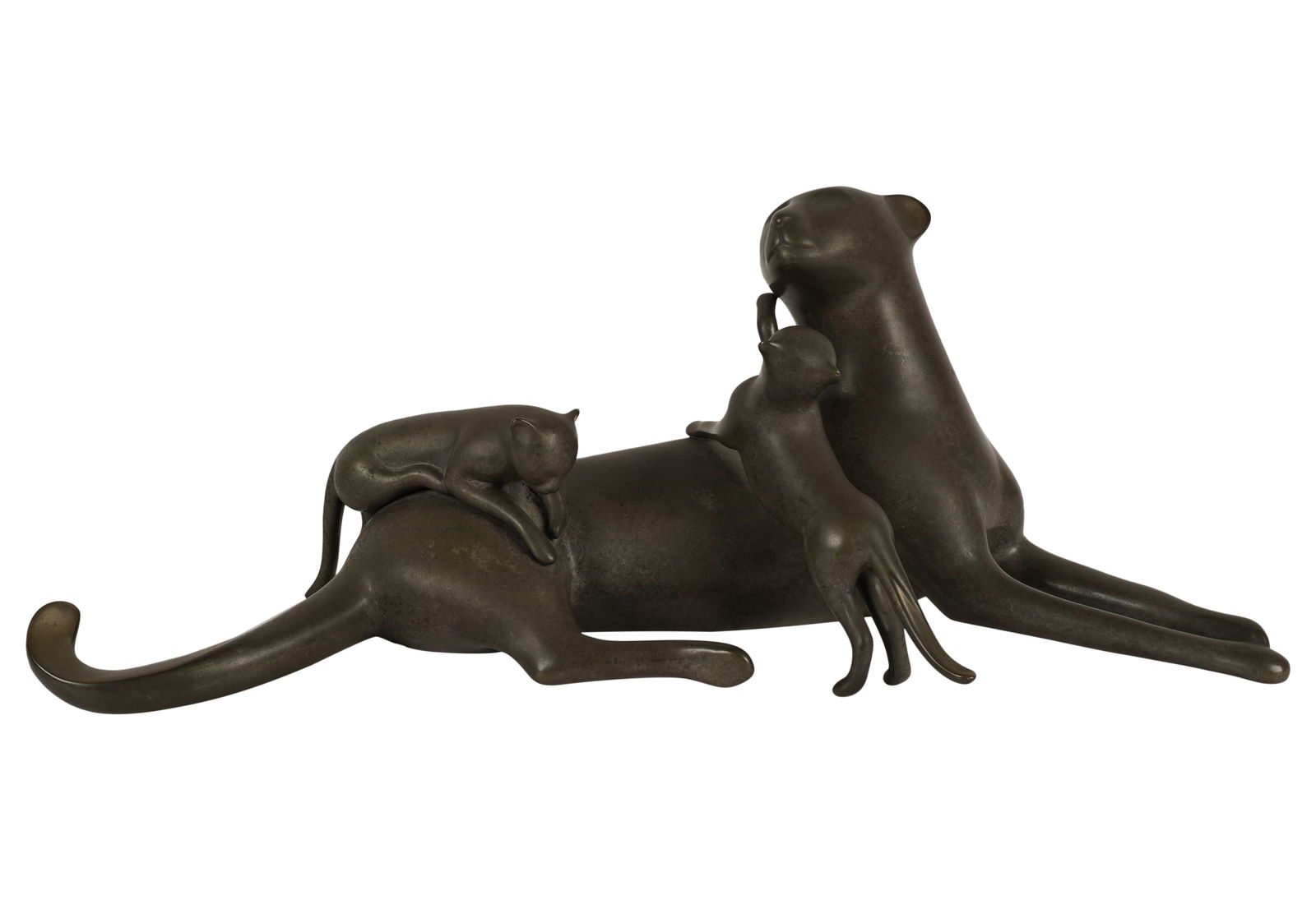 Loet Vanderveen, Dutch (1921-2015):, Cheetah w/ Cubs (1 of 8)