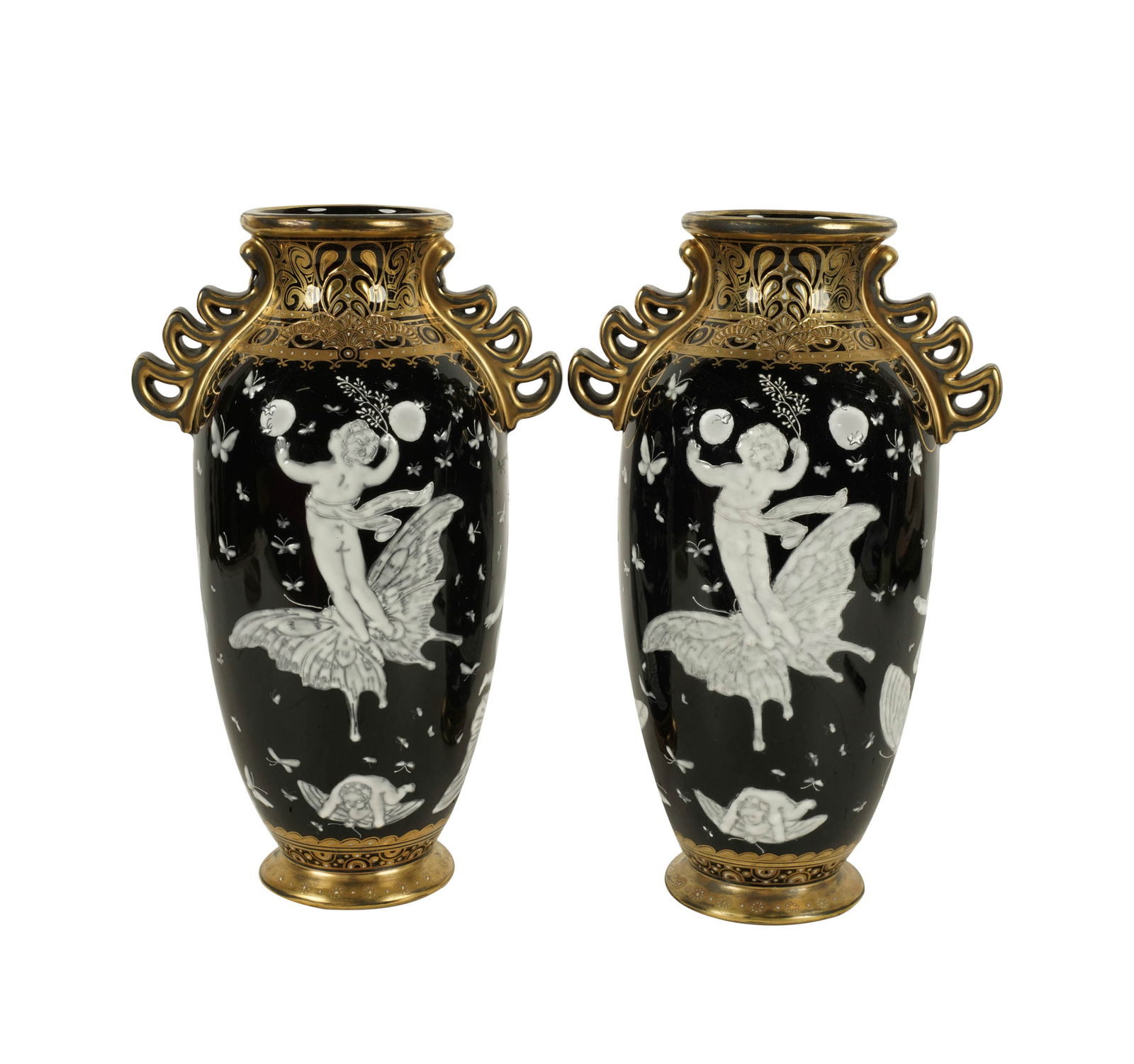A Pair of Minton-Style Porcelain Vases (1 of 16)