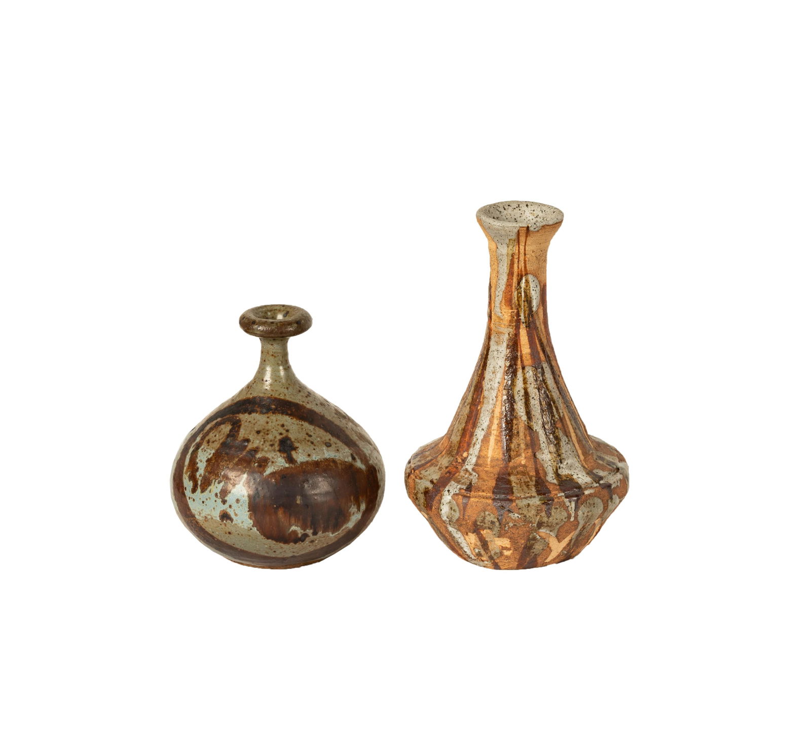 Two Vintage Mid-Century Earthenware Vases (1 of 11)