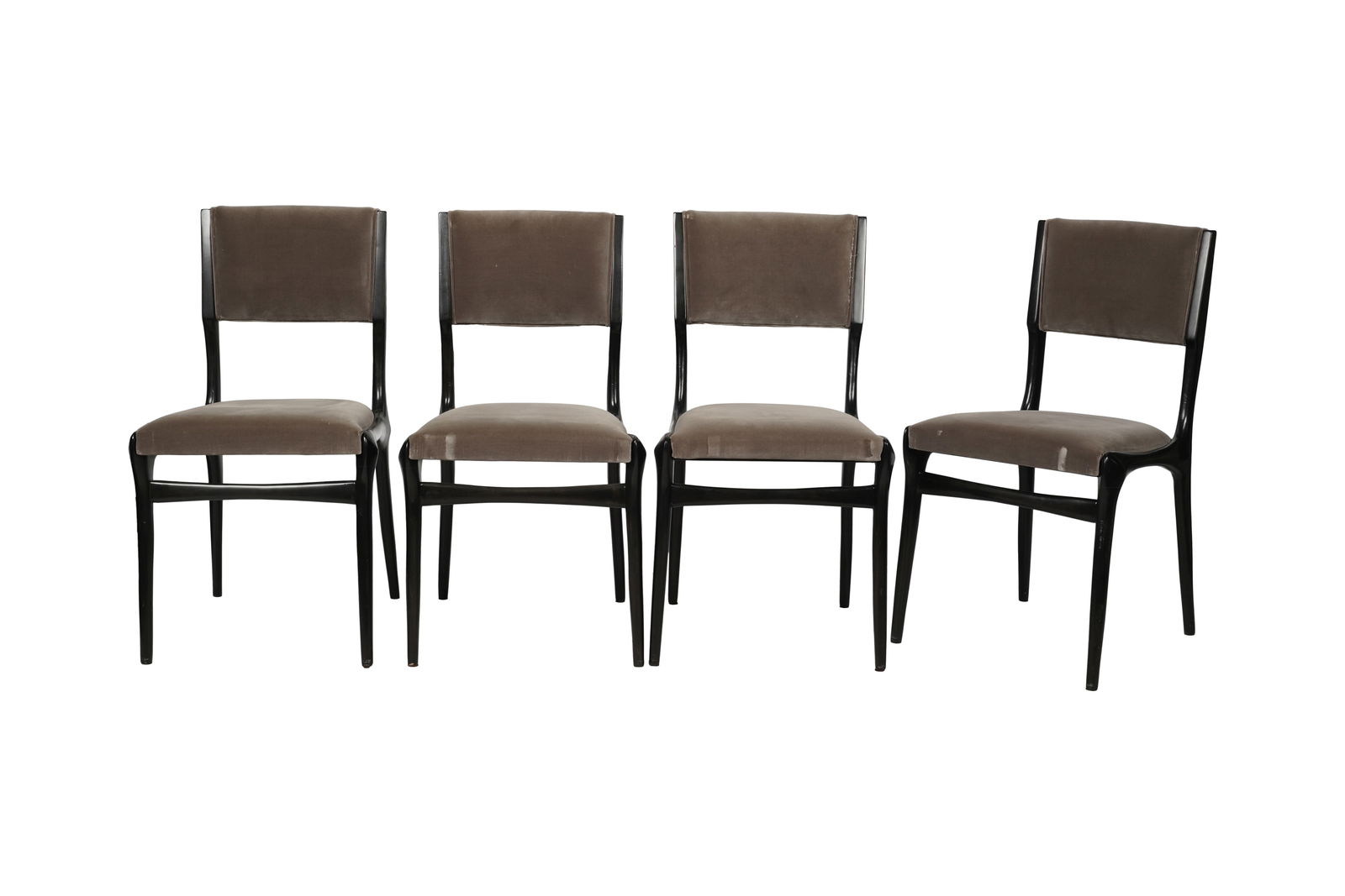 A Set of Four Carlo de Carli Velvet Upholstered Side Chairs (1 of 8)