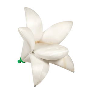 A Getsuen Lily Chair by Masanori Umeda (b. 1941, Japanese): with label and on rollers 32 1/2 x 28 x 37 in. (82.6 x 71.1 x 94 cm.)