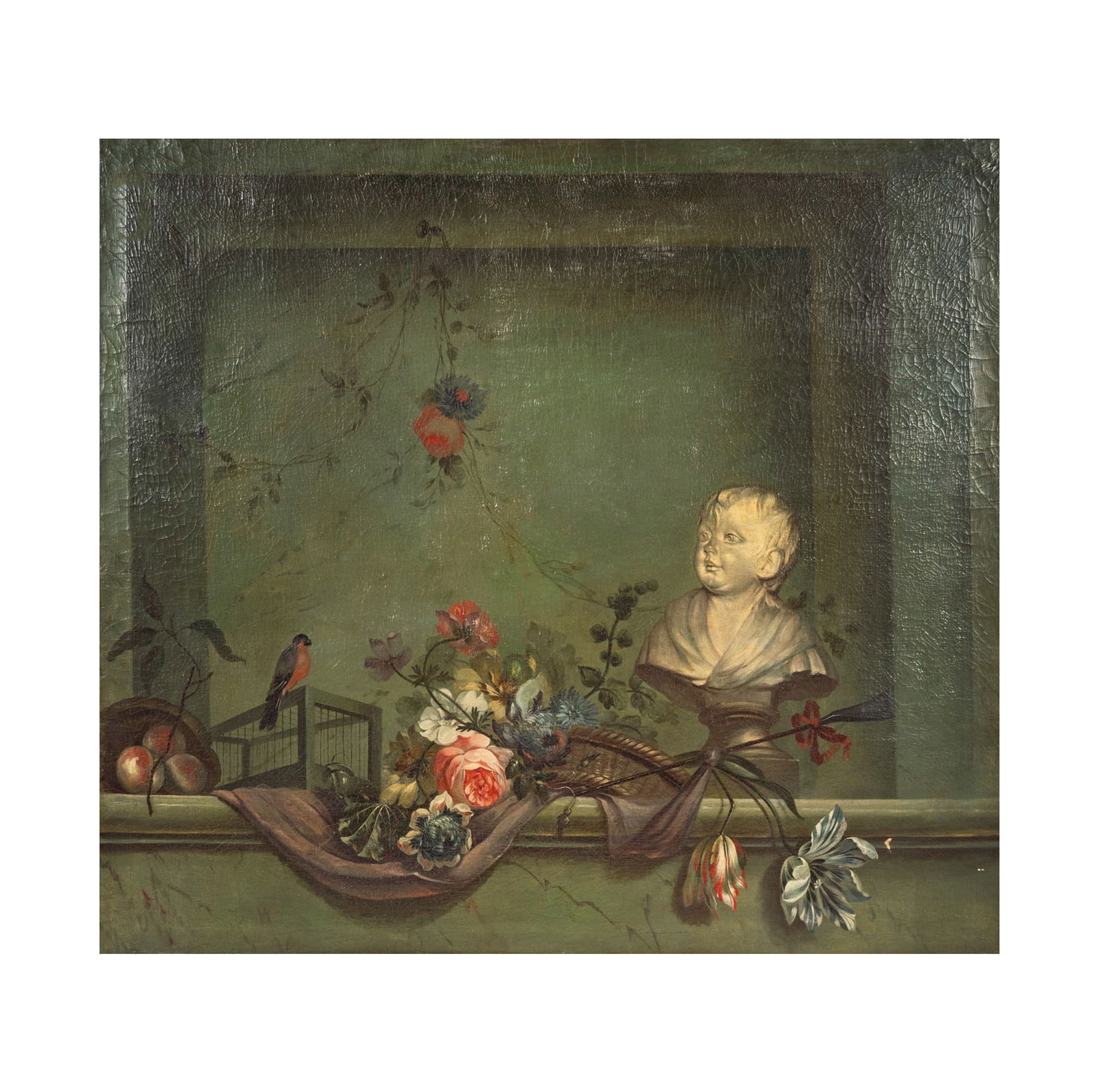 Continental School: Nature Morte Avec Oiseau et Buste (1 of 16)