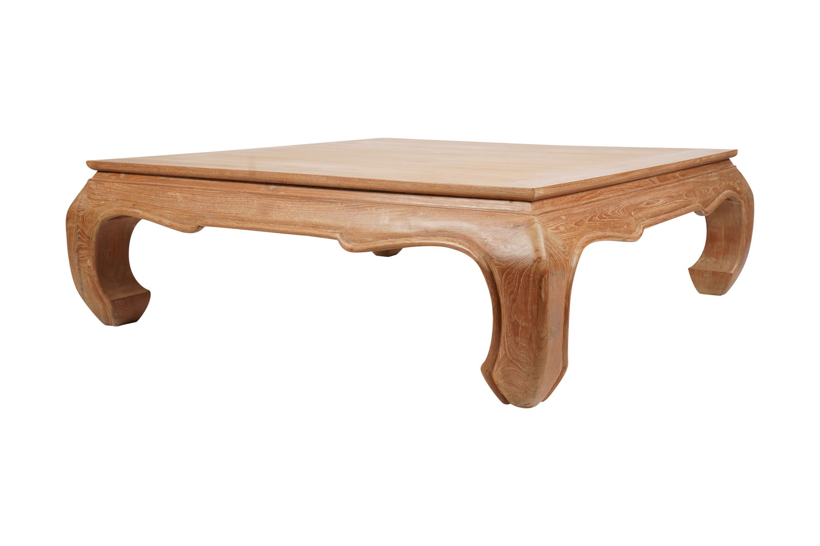 An Asian-Style Teak Square Oversized Coffee Table (1 of 10)