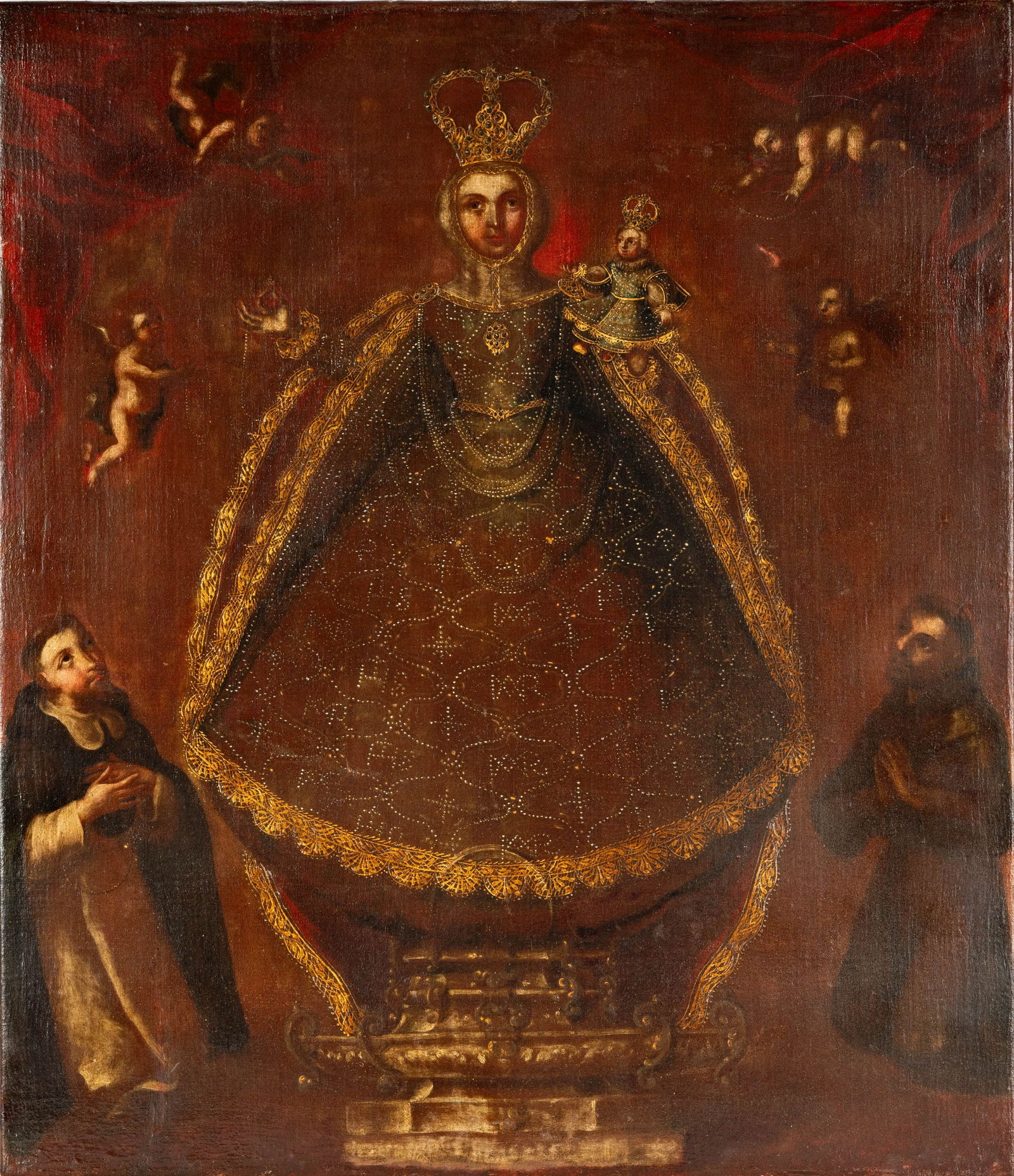 Colonial Latin American School: Madonna of the Rosary (1 of 9)