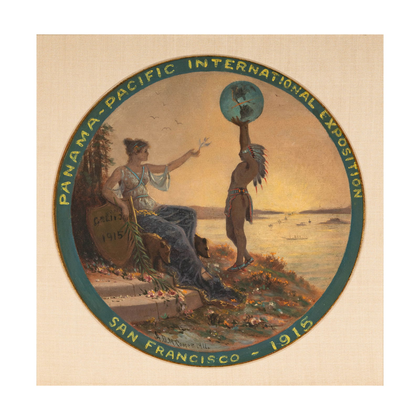 Astley David Middleton Cooper, (1856-1924), Seal of the Panama-Pacific International Exposition (1 of 11)
