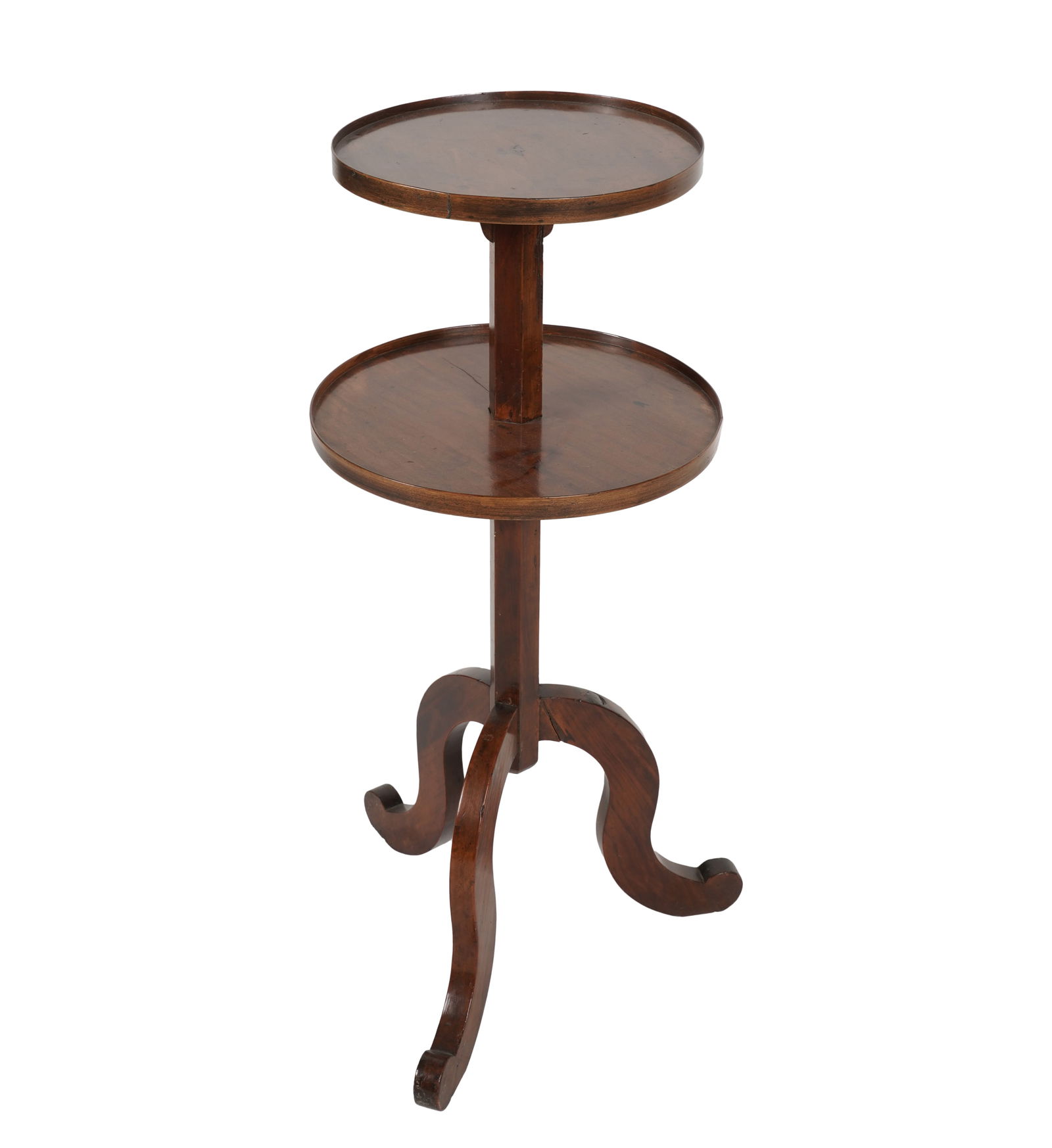 A French Provincial Two-Tier Round Table (1 of 5)