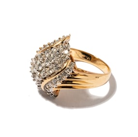 14 Karat Gold Diamond Ring