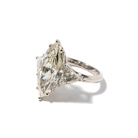 Platinum, Marquise Diamond Ring