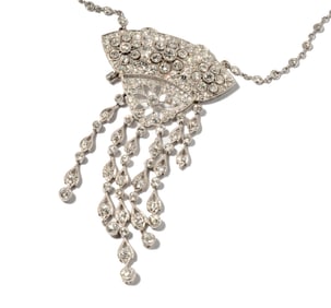 Micheal Beaudry Diamond and Platinum Necklace